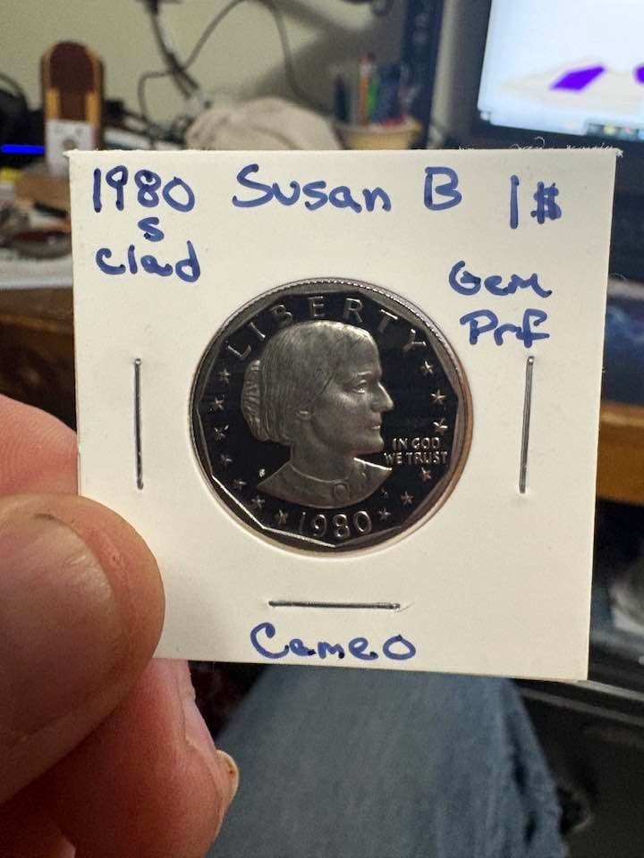 1980 S Susan B Anthony Proof Dollar, Beautiful Example!!!!!!!