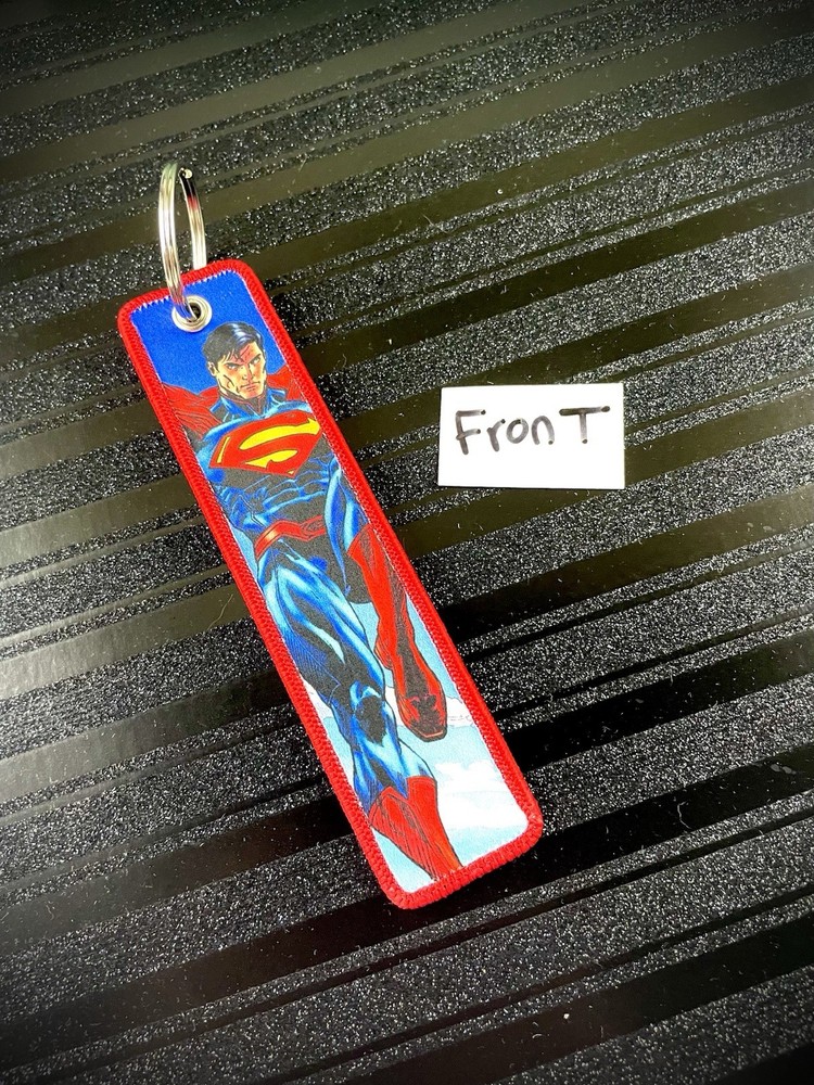 1 Piece Double Sided 5 Inch Superman Keychain