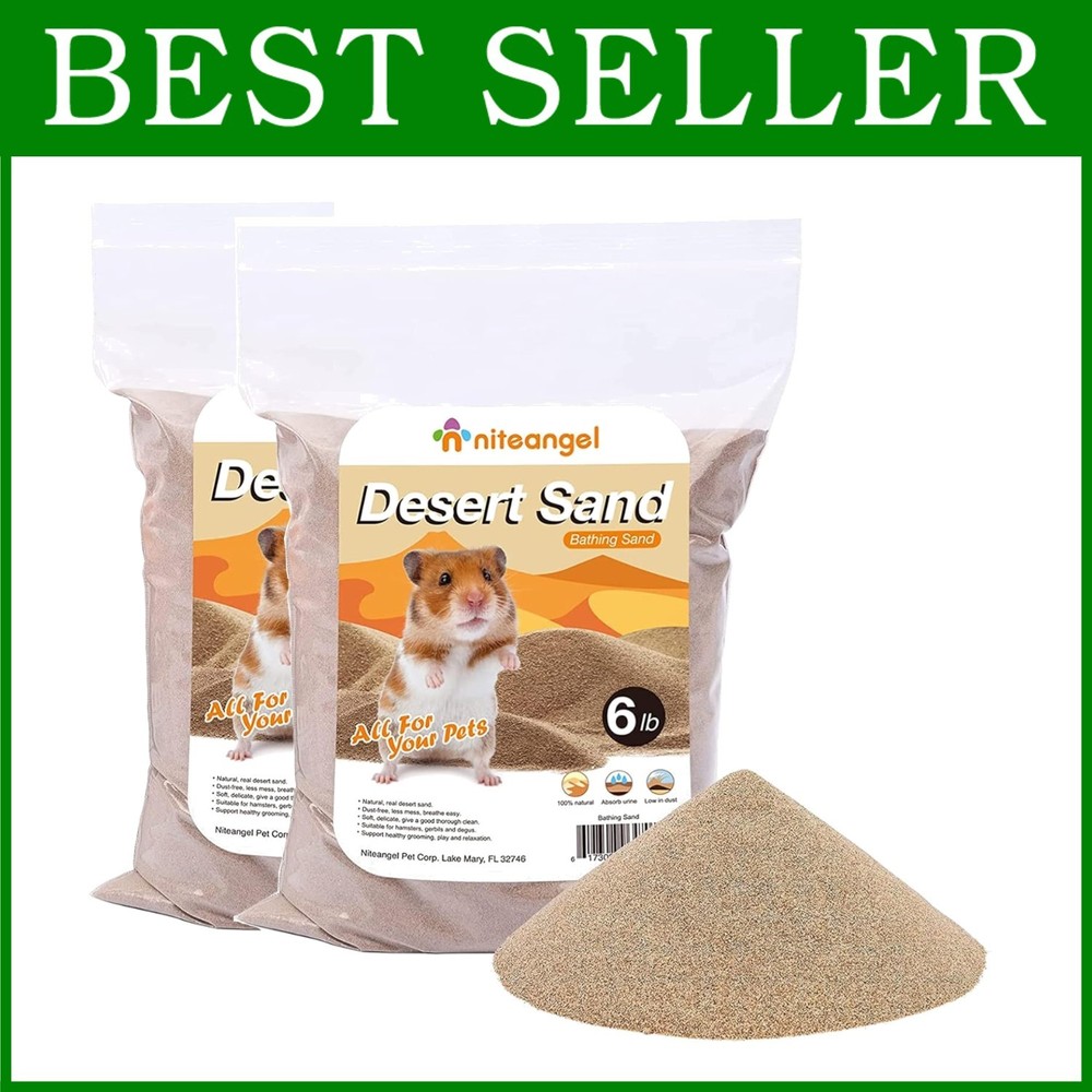 Dust-Free Bath Sand for Hamsters & Small Pets