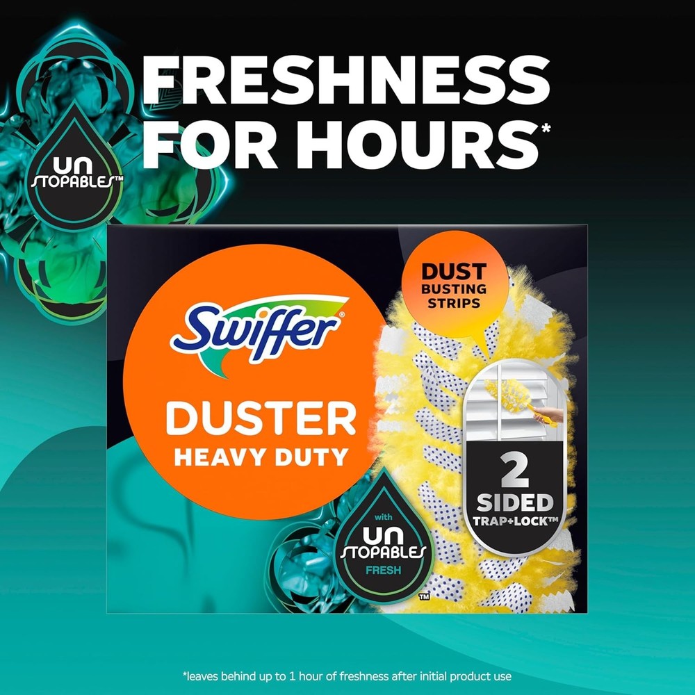 Swiffer Dusters Multi-Surface Heavy Duty Duster Refills, Unstopables Fresh Scent