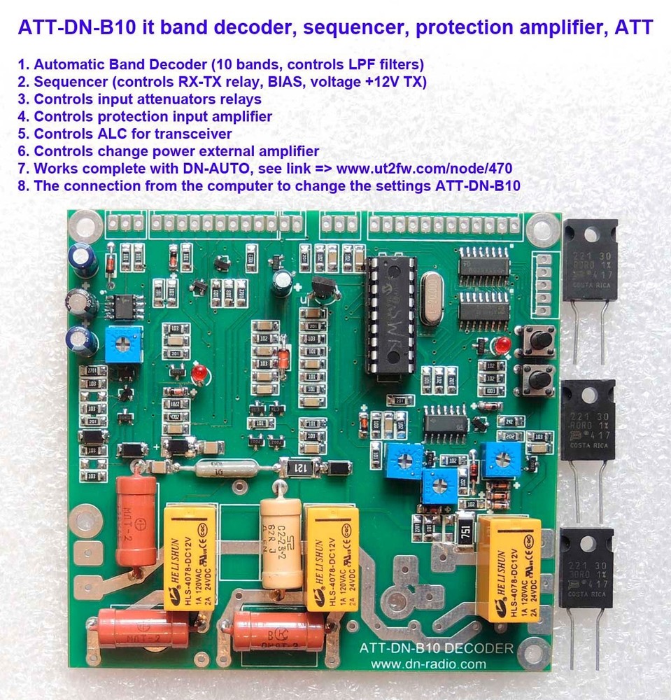 ATT-DN-B10 it band decoder, sequencer, protection amplifier, ATT.