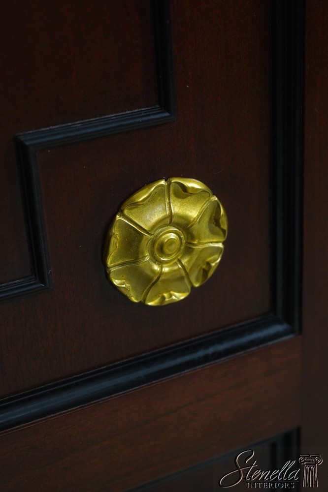 71754: Regency 4 Panel Mahogany Folding Screen Room Divider