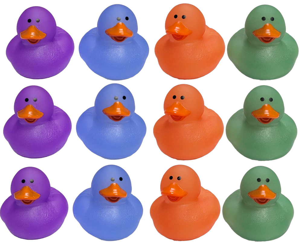 Color Changing Rubber Ducks (12 Pack) 2".
