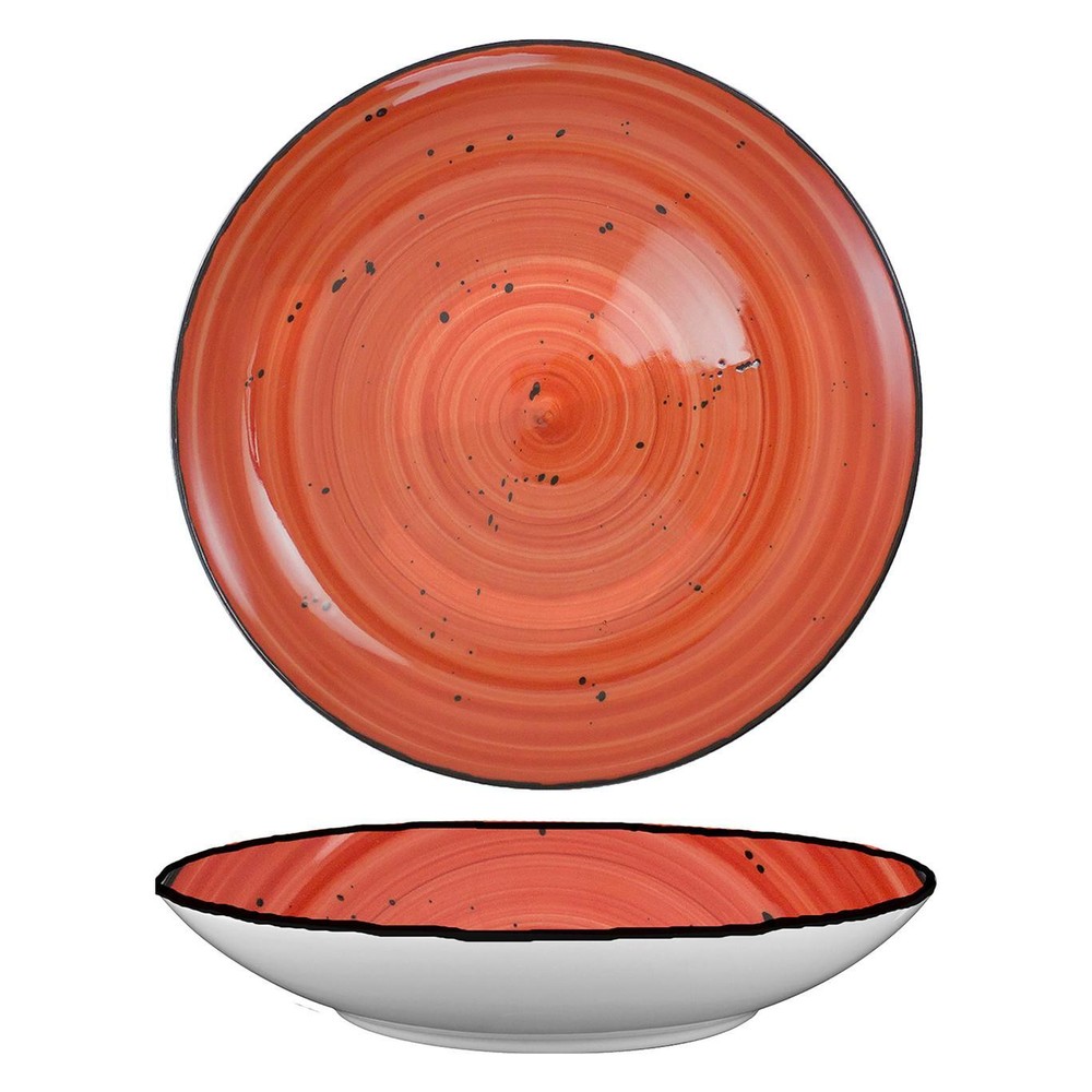 International Tableware, Inc RT-107-RU Rotana Ruby 16 oz Ceramic Pasta Bowl