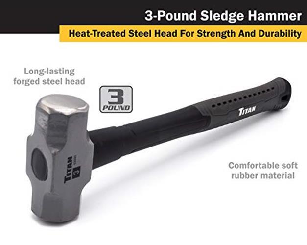 Titan - 3 Lb. Sledge Hammer (63000)