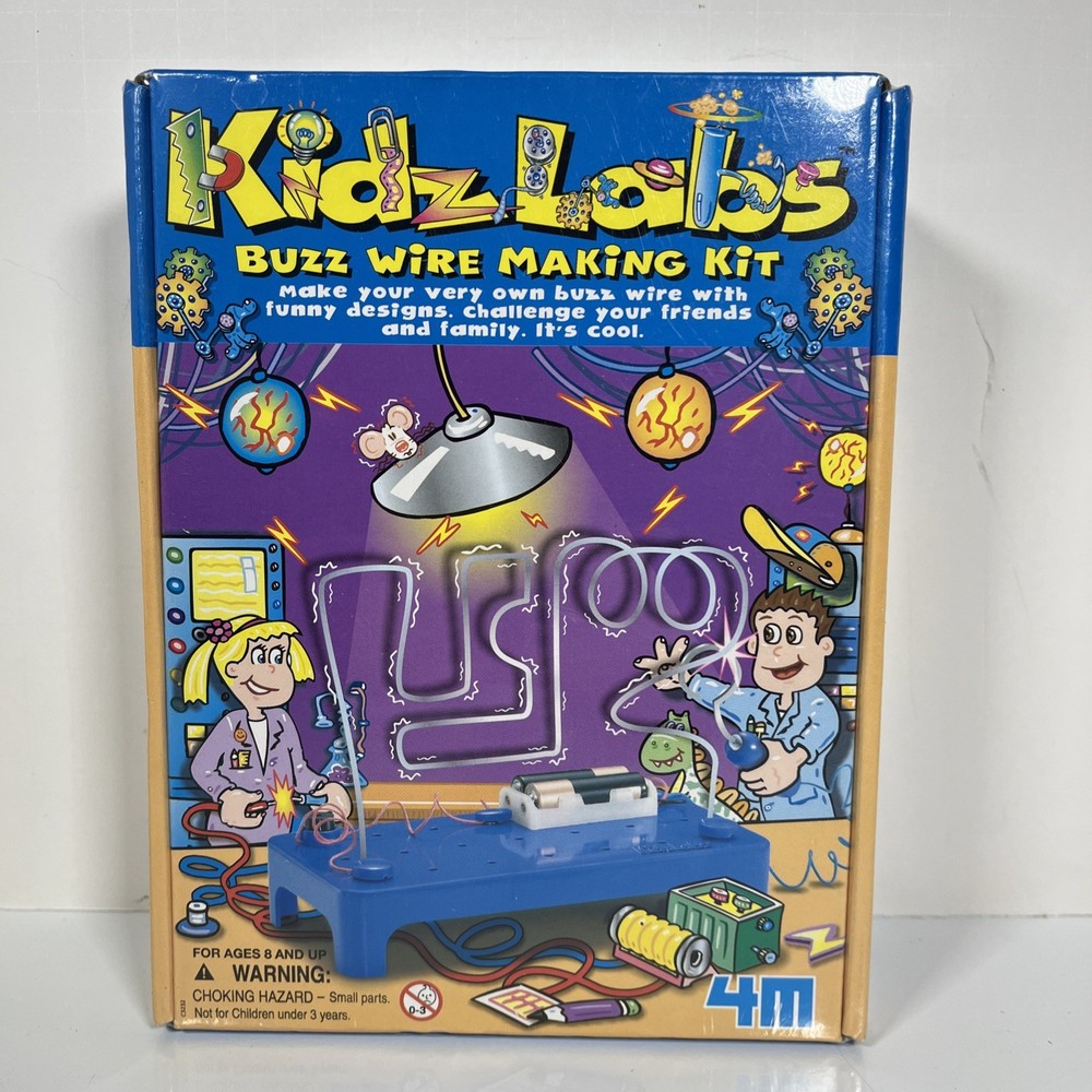Kidz Labs Buzz Wire Making Kit 4M  Learning And Creating Kit