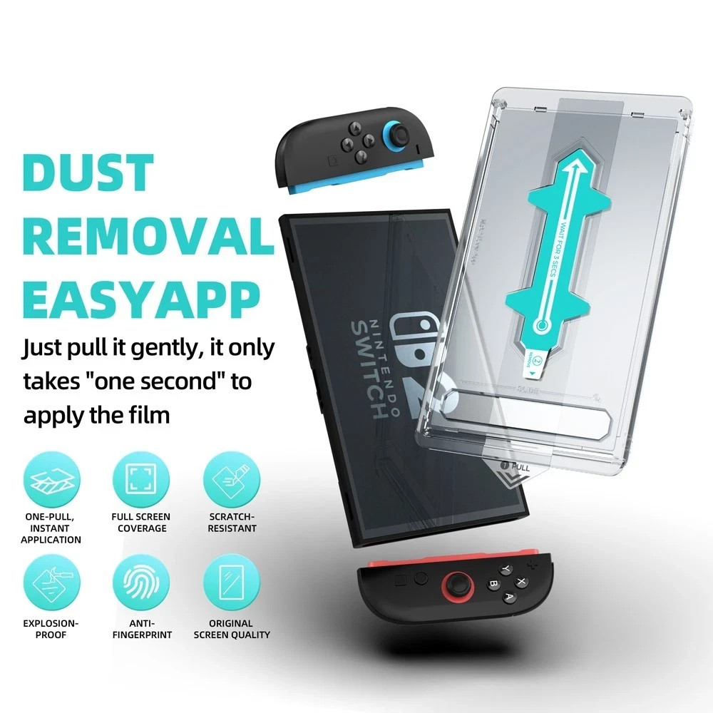 Nintendo Switch 2 Screen Protector Tempered Glass 9H Hard Film
