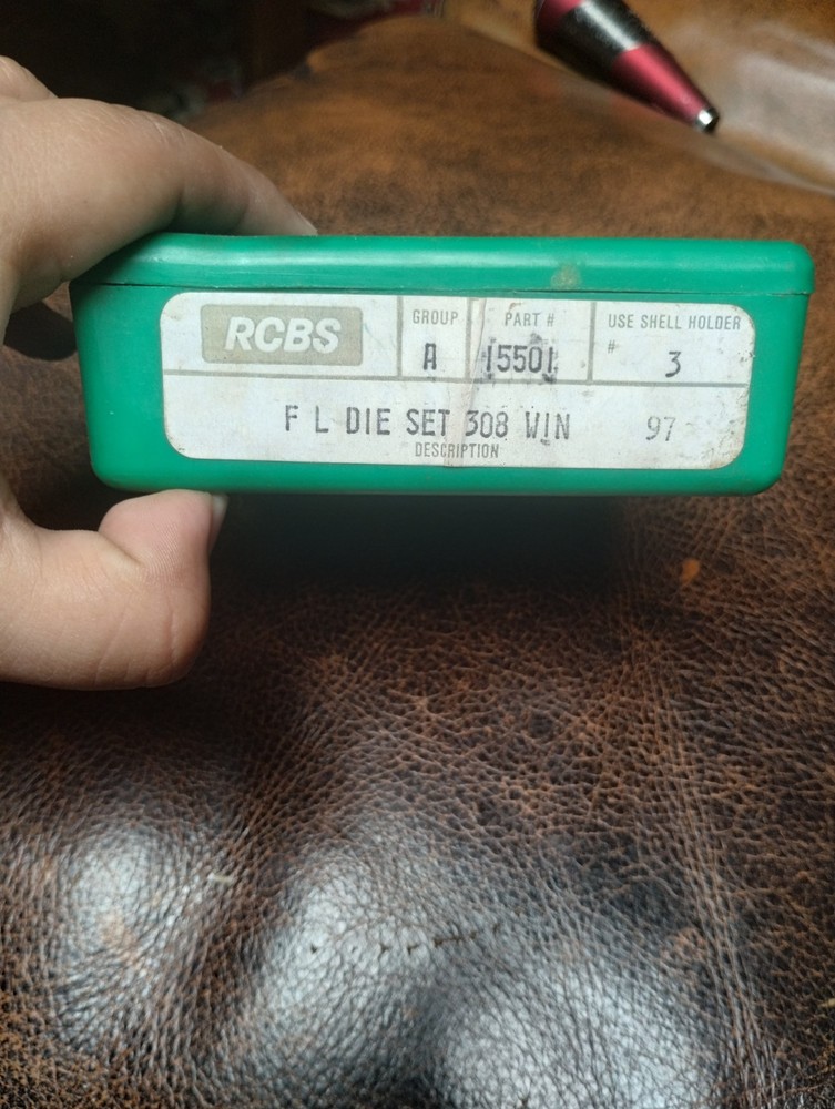 RCBS precisionneered reloading Dies .308 Win used and tested
