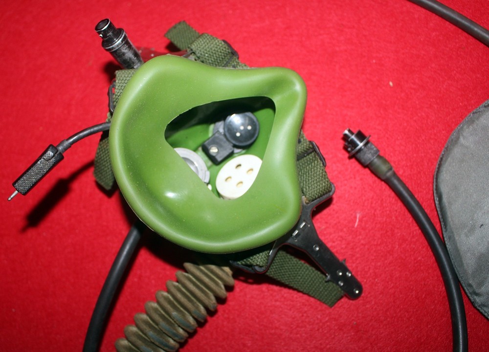 Air Force Heavy Fighter Pilot Oxygen Mask YM- 6 $ :89.9