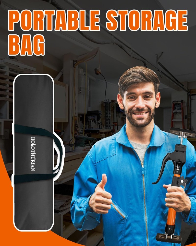 Cabinet Jack Pole, 15.8" - 23.6 inches Third Hand Tools Adjustable Pole, 3rd ...