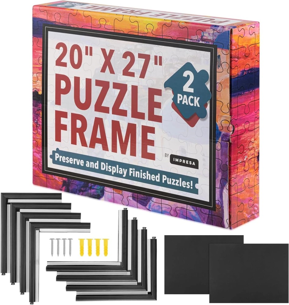 2-Pack Puzzle Frame Kit to Display Your Puzzles, 20X27