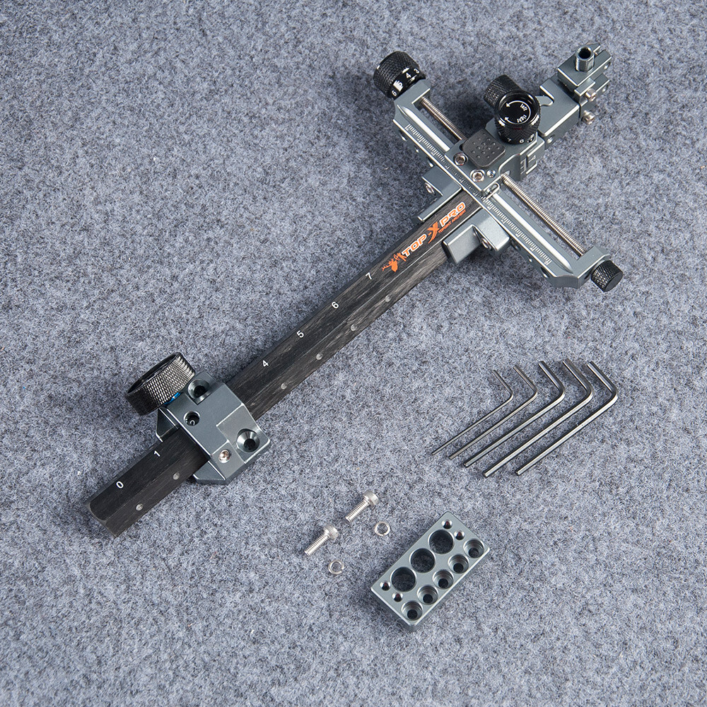 Carbon Compound Bow Sight Archery Adjustable Target Hunting Shooting Competition