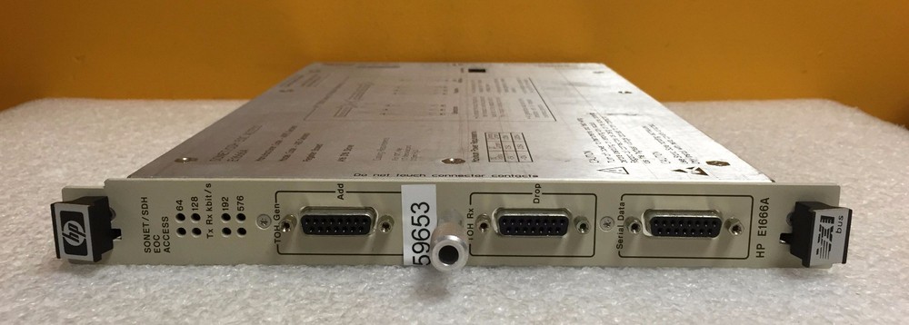 HP E1666A, VXI SONET / SDH EOC Access Module