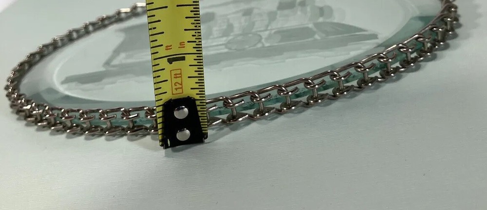 Clear Beveled Etched Glass Suncatcher Train Engine Chain Frame Window Art Oval