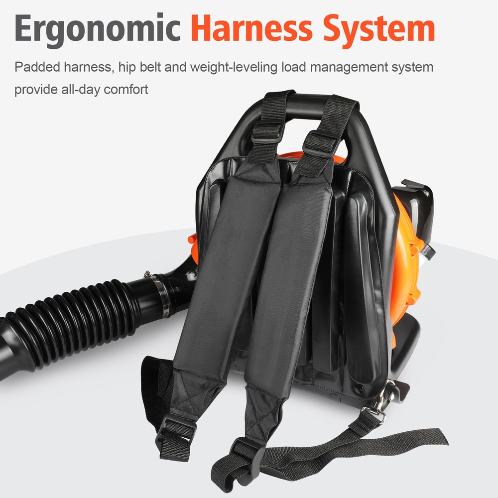 ✅Commercial Leaf Blower Snow Blower Backpack 43 CC 2-Stroke Gas Powered Engine