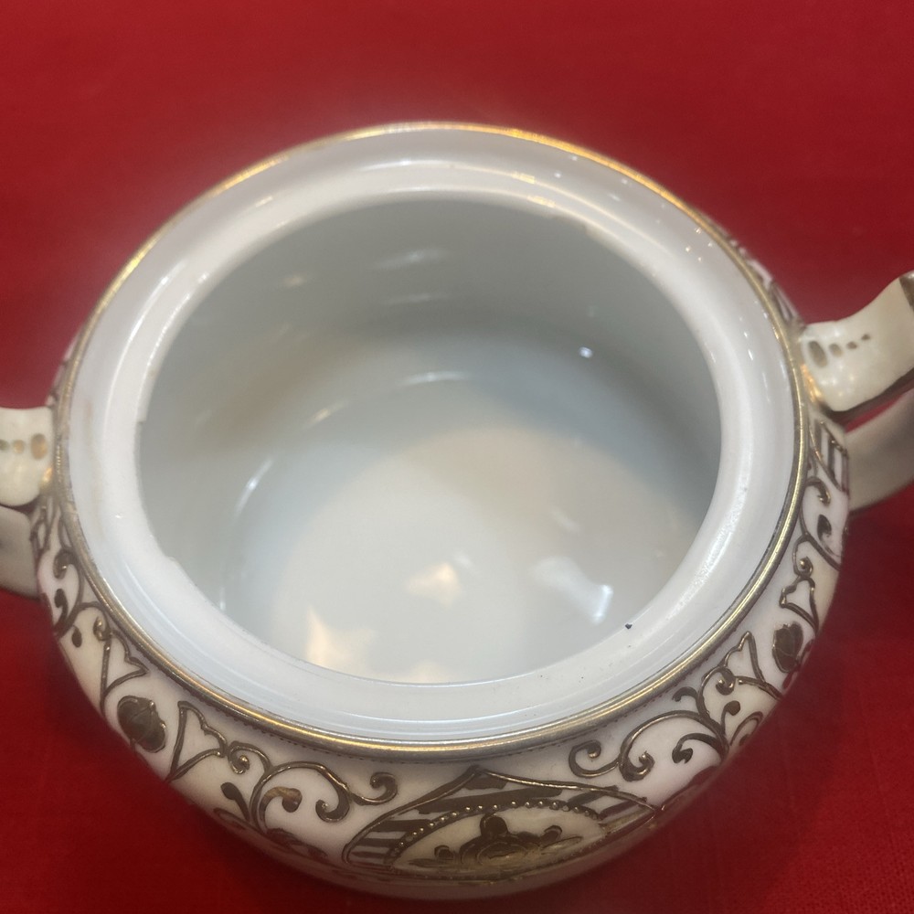 Vintage Sugar Bowl/HandPainted