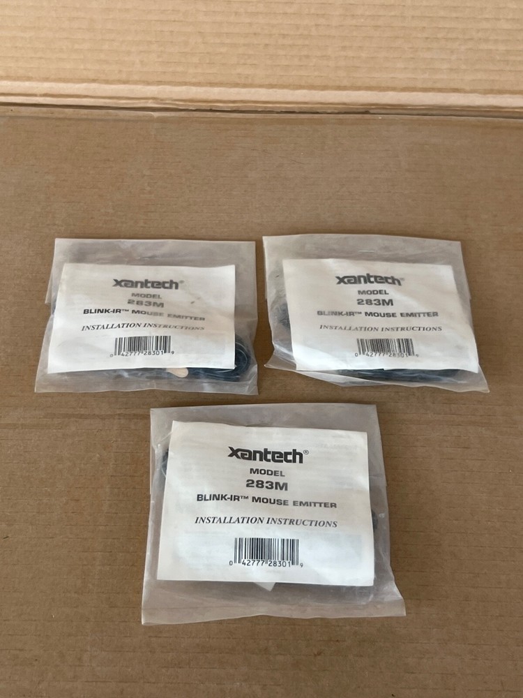 (LOT 3 PCS) Xantech 283M BLINK-IR MOUSE EMITTER