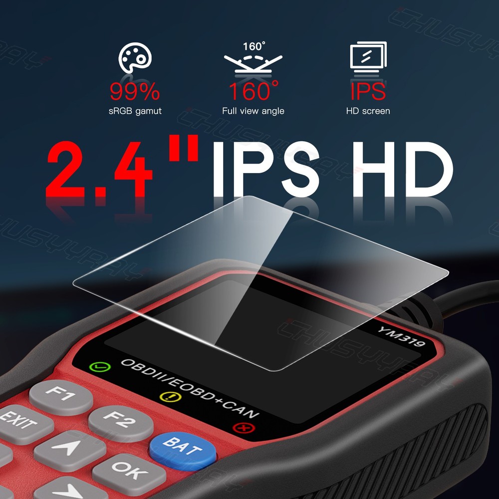 OBD2 Scanner Engine Code Reader ABS Full System all Car Diagnostic Tool