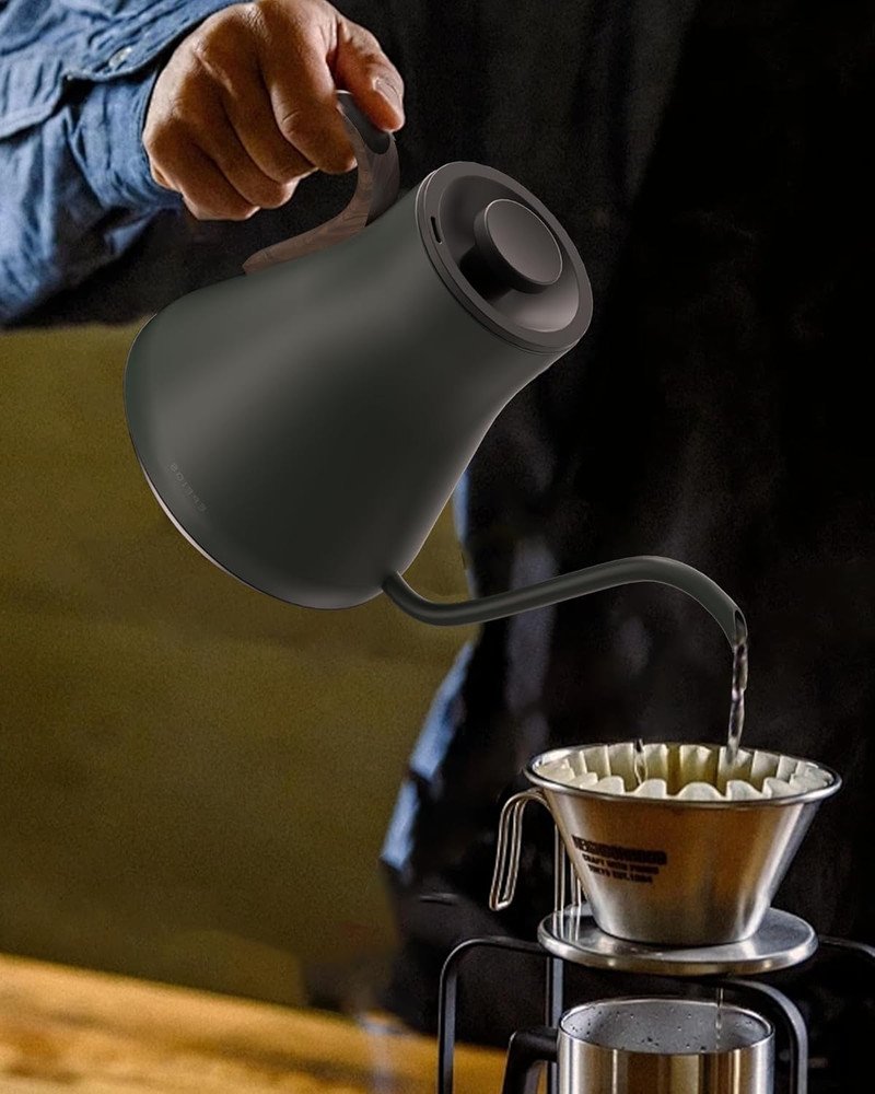 FLOW B9 Gooseneck Electric Kettle, Precise Temperature Control for Pour-Over Cof