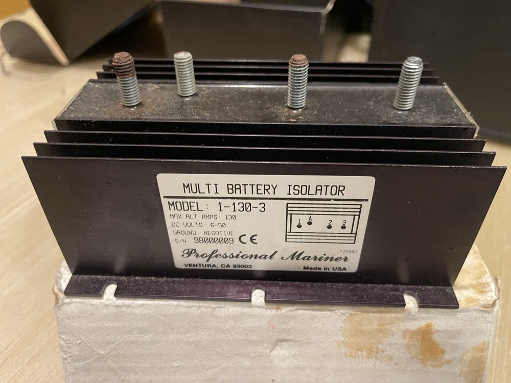 ProMariner Multi Battery Isolator, 130A, Model 1-130-3