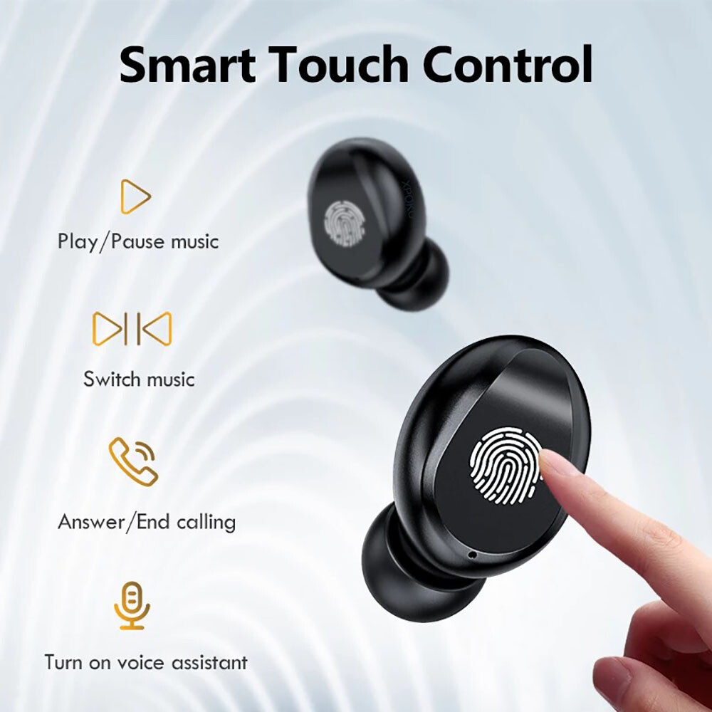 Bluetooth Earbuds for iphone Samsung Android Wireless Earphone IPX7 Waterproof