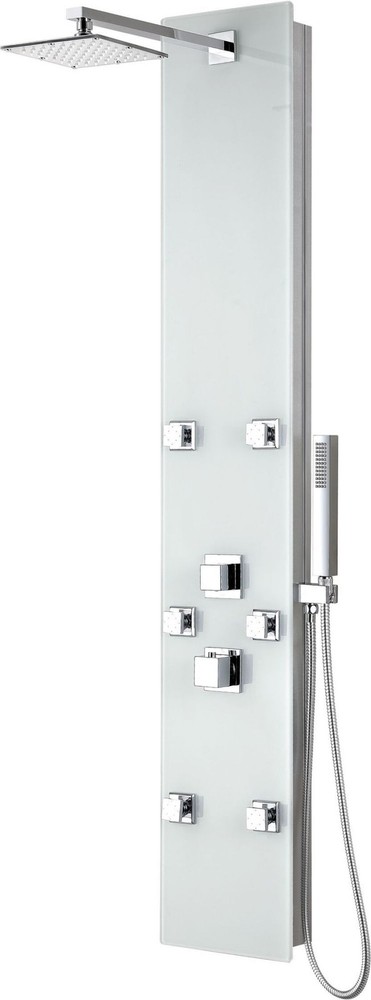 Anzzi SP-AZ029 Rhaus 60" Thermostatic Shower Panel - White