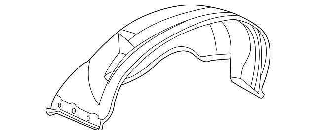 Genuine GM Wheel Housing Side Panel 15995932