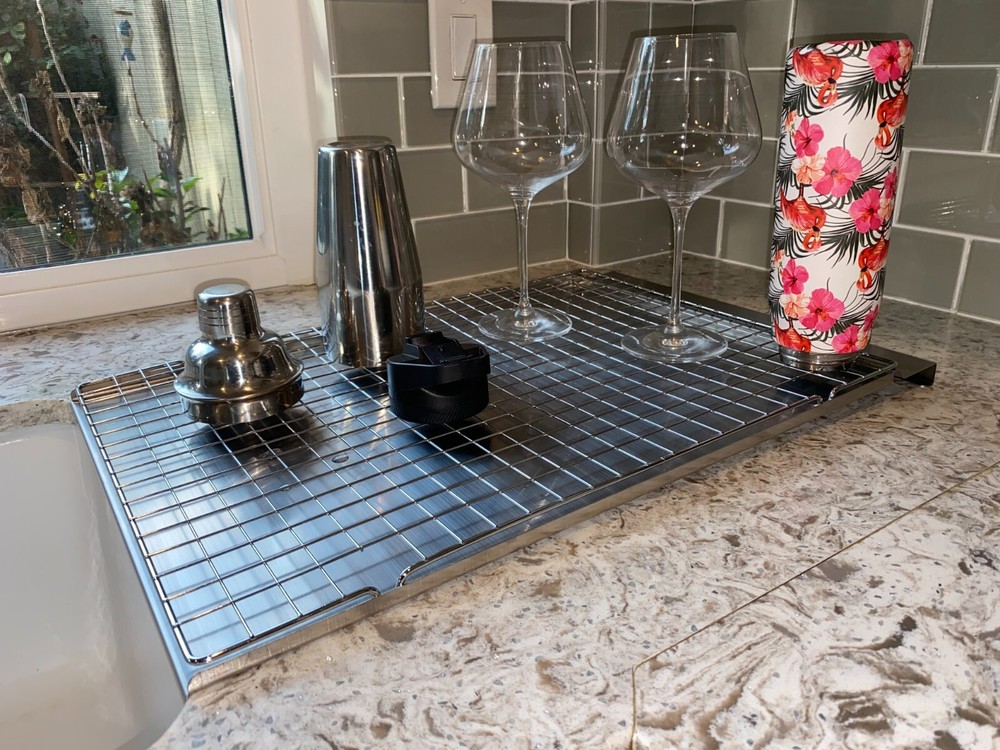 Stainless Steel Drainboard with Rack