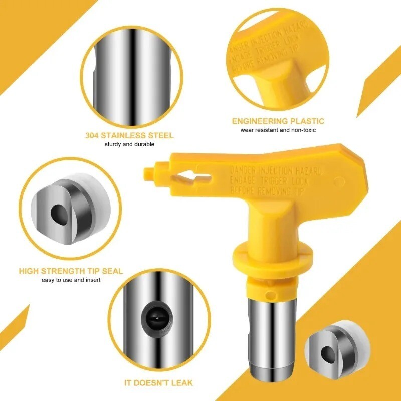 Airless Spray Nozzles Spray Tips Reversible Tip For Airless Paint Spray Sprayer