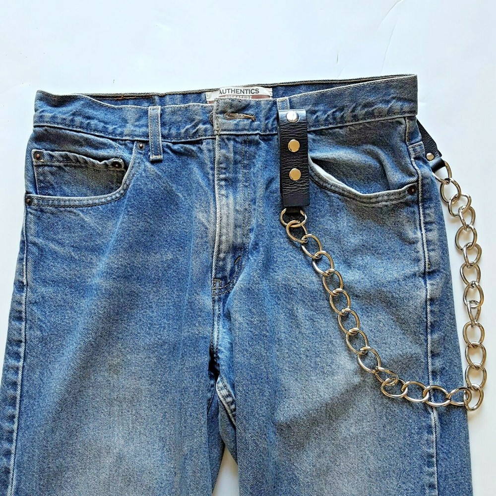 Silver Chain Belt also can be a wallet chain