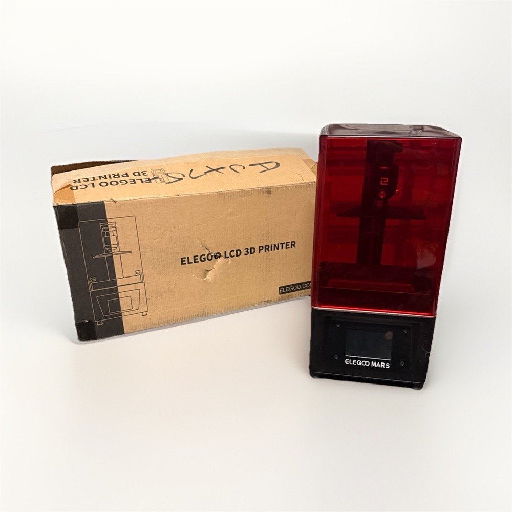 ELEGOO Mars Desktop LCD Resin 3D Printer with Original Box