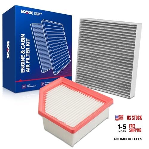 Engine & Cabin Air Filter Kit, Replacement for Mitsubishi CA12967 & CF10140