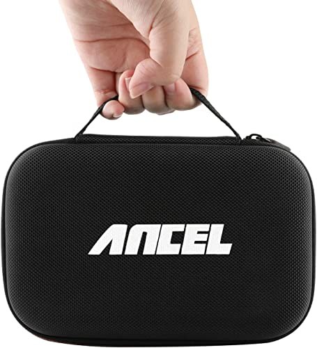 Black OBD2 Scanner Storage Bag - Protective Case for Code Reader