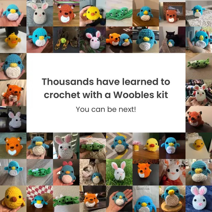 The Woobles Beginner Crochet Kit | Hello Kitty