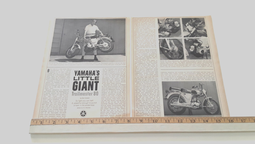 YAMAHA TRAILMASTER 80 ORIGINAL 1964 ARTICLE