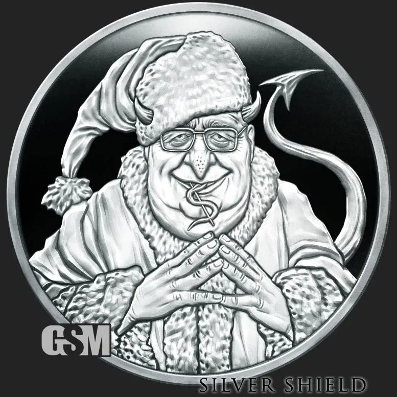 2023 SILVER SHIELD SATAN CLAWS 1 OZ SIVER PROOF