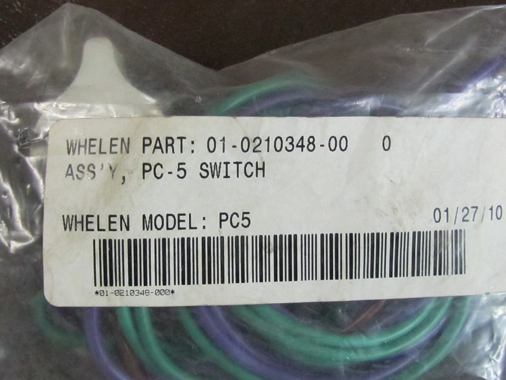 NEW WHELEN Switch 3 Position MODEL PC5 01-0210348-00