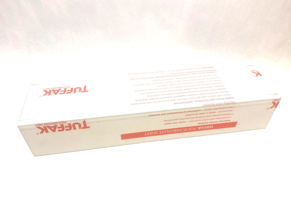 Plaskolite Tuffak C4309M104 Protective Polycarbonate Sheet UV Stabilized