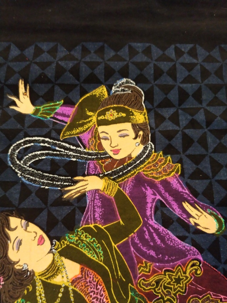 Hand Woven And Handmade Burmese Art Scroll