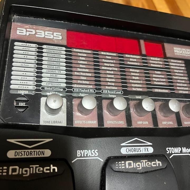 DigiTech BP355 Bass Guitar Multi Effects Pedal Good