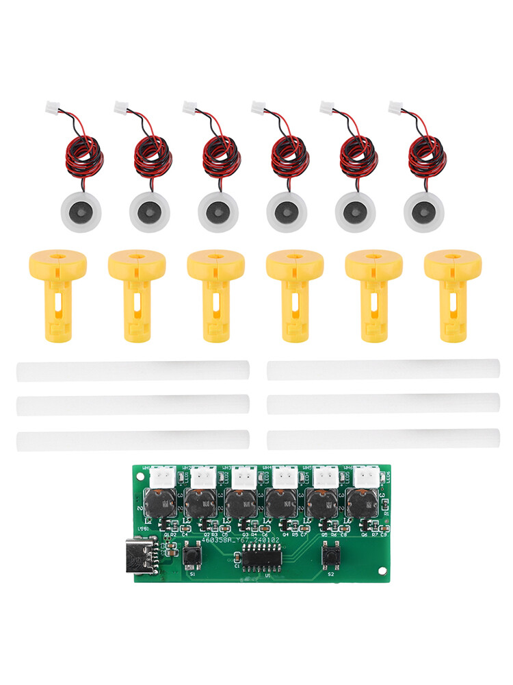 DC5V 6 Channel Humidifier Module Atomization Control Board Type-C Interface DIY