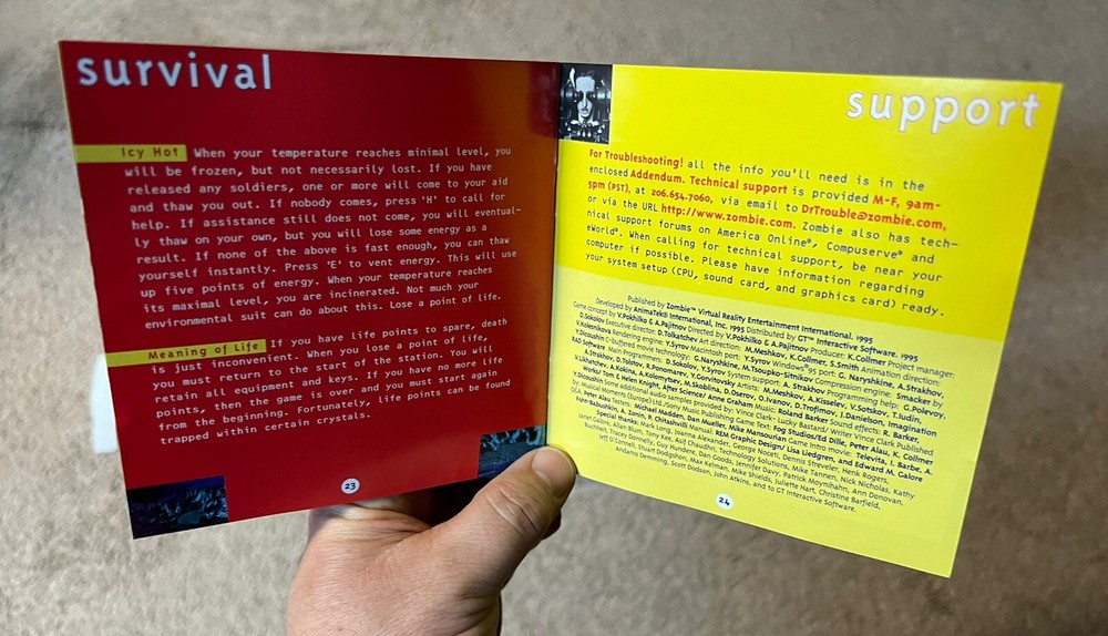 Ice & Fire PC Cd-Rom 1995 Zombie GT Interactive - 3D Action & Adventure