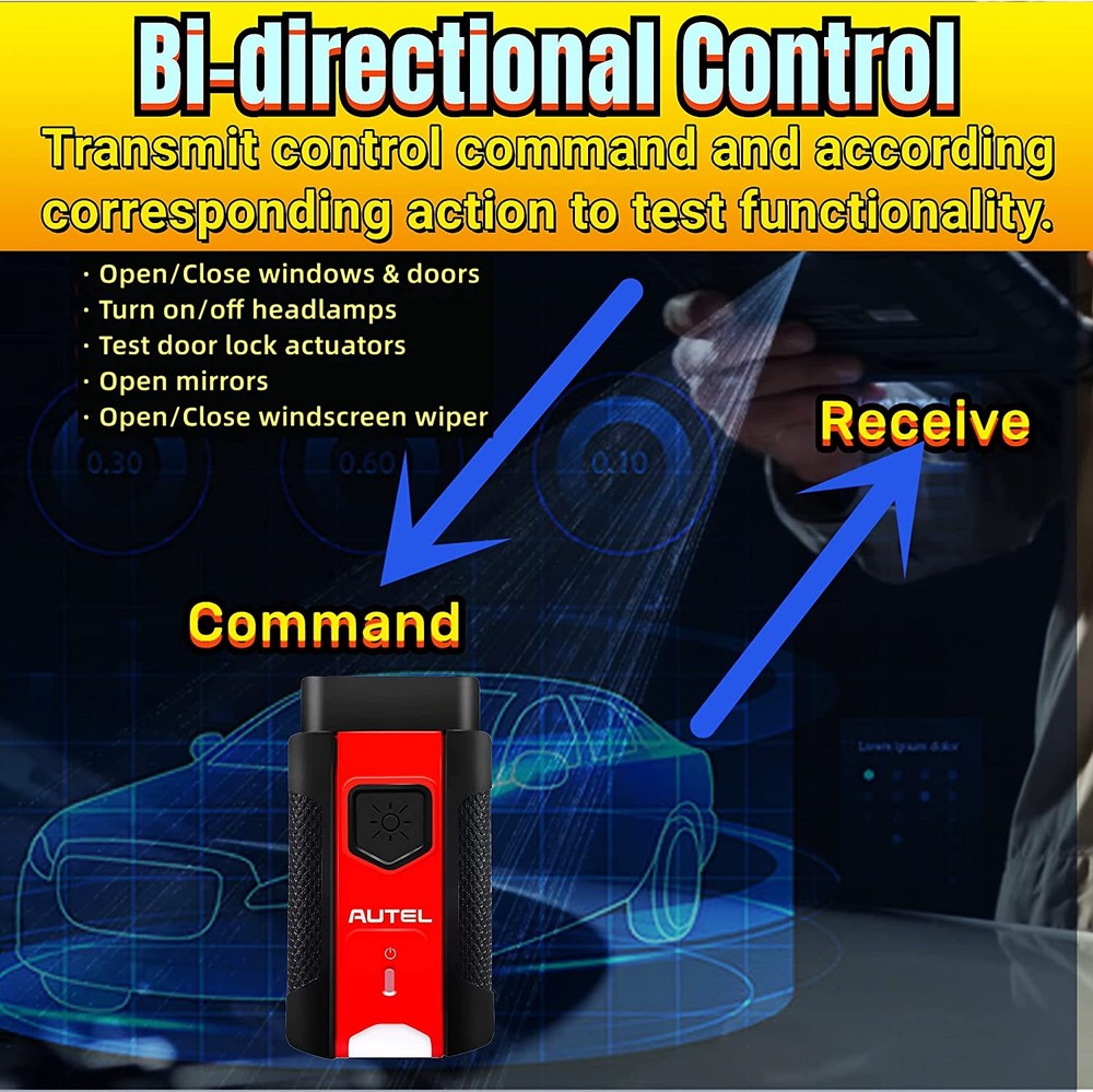 AUTEL MaxiVCI V200 Bluetooth Vehicle Communication Interface For ITS600 MS906PRO