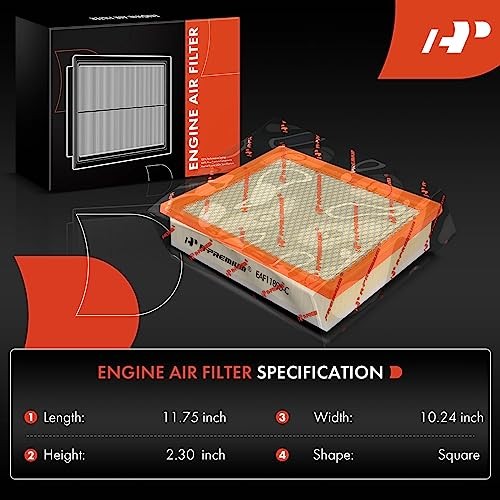 2-PC Engine & Cabin Air Filter with Activated Carbon Compatible with Toyota