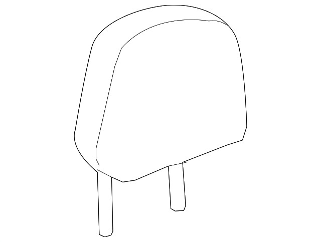 Genuine GM Jet Black Front Head Restraint 23425570