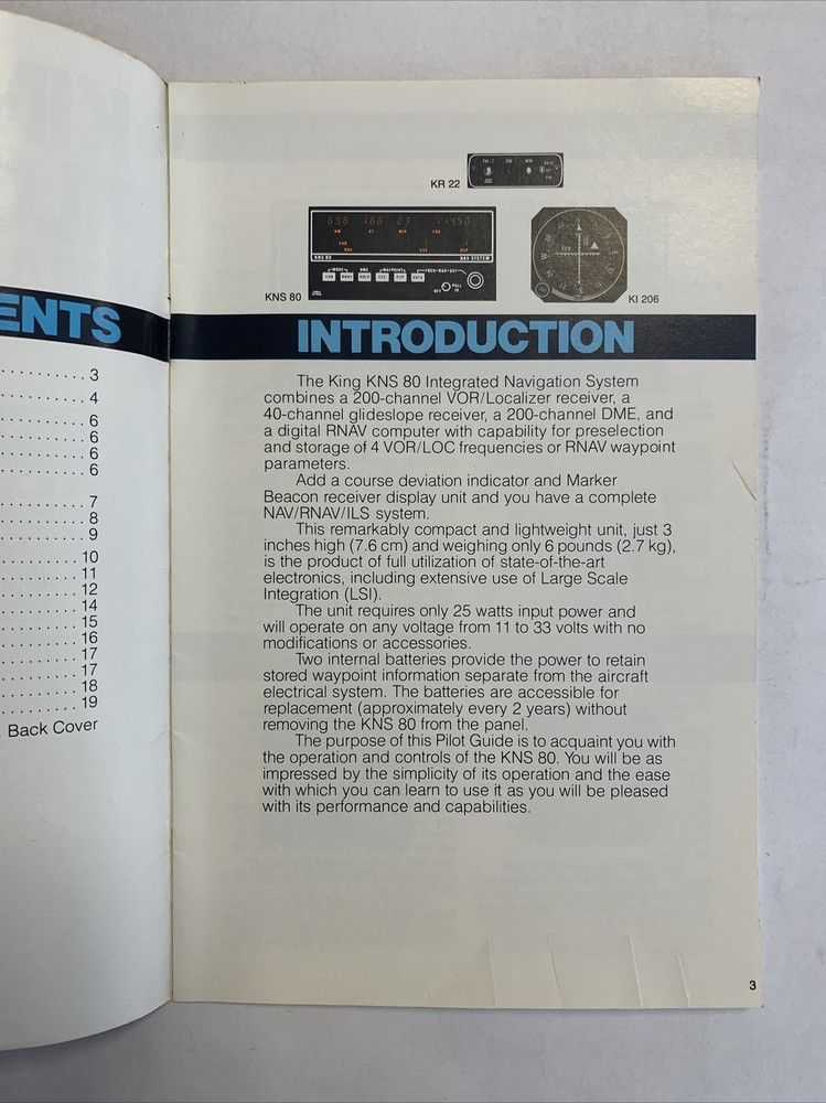King KNS 80 Pilot's Guide