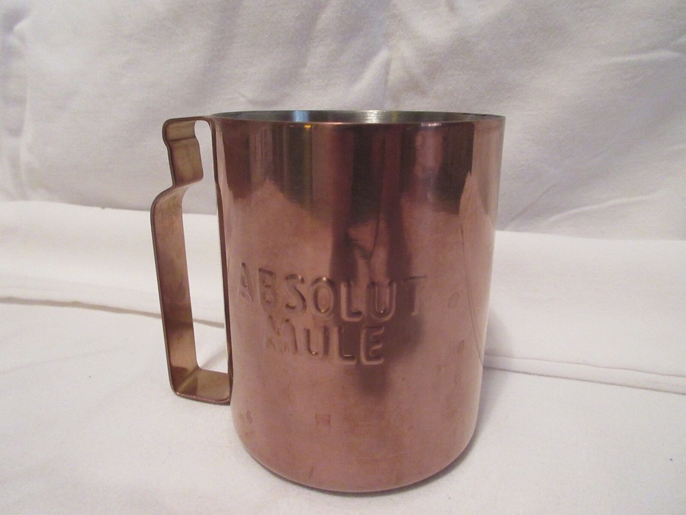 Absolut Vodka - "Absolut Mule" - Copper Clad Barware Mule Mug