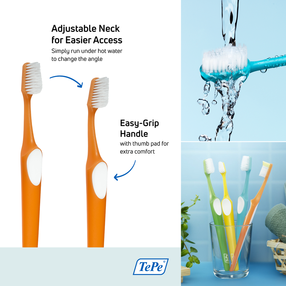 TEPE Supreme Soft Toothbrushes – Soft Bristle Toothbrush