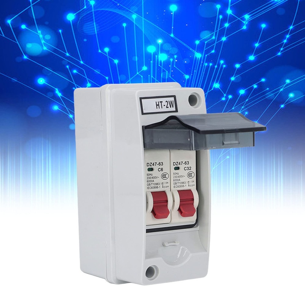 2 Way Distribution Box Circuit Breakers with Distribution Case Distribution B...