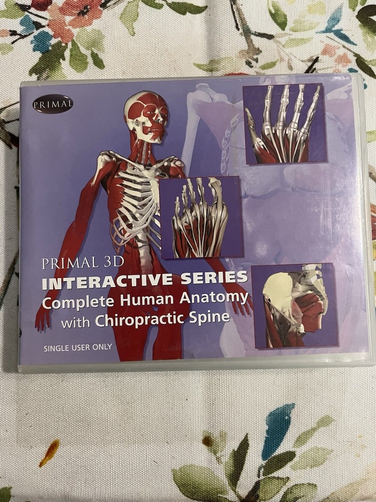 Primal 3D Interactive Series Complete Human Anatomy PC MAC 9 CD-Rom Set